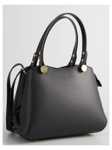 Christian Laurier Skórzana torebka "Kiara" w kolorze czarnym - 28 x 26 x 14 cm