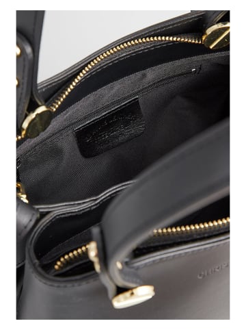 Christian Laurier Leder-Henkeltasche "Kiara" in Schwarz - (B)28 x (H)26 x (T)14 cm