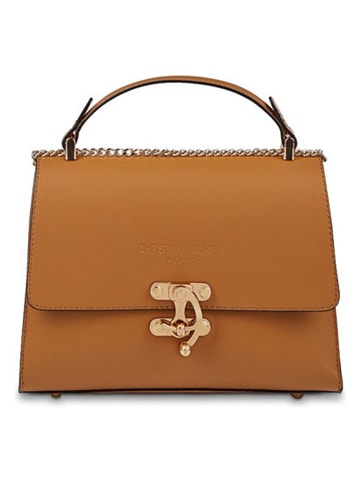 Christian Laurier Leren handtas "Ora" camel - (B)24,5 x (H)18 x (D)10 cm