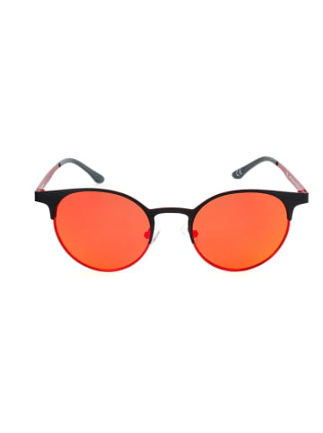 adidas Okulary przeciwsłoneczne unisex w kolorze czarno-pomarańczowym