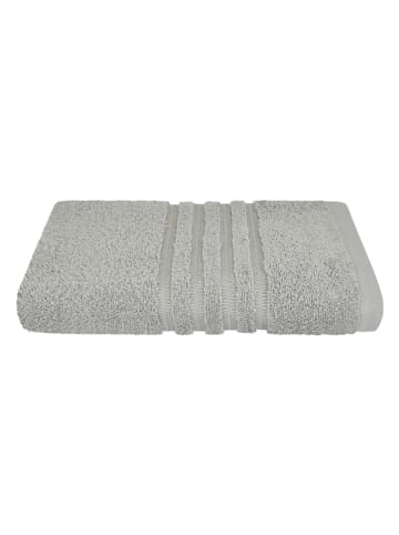 Schiesser Handdoek "Milano" zilverkleurig