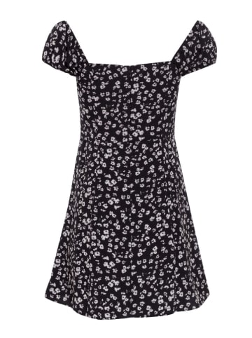 Calvin Klein Kleid in Schwarz/ Weiß