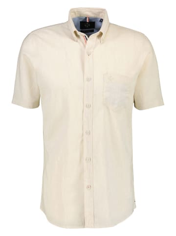 Lerros Koszula - Regular fit - w kolorze jasnobeżowym