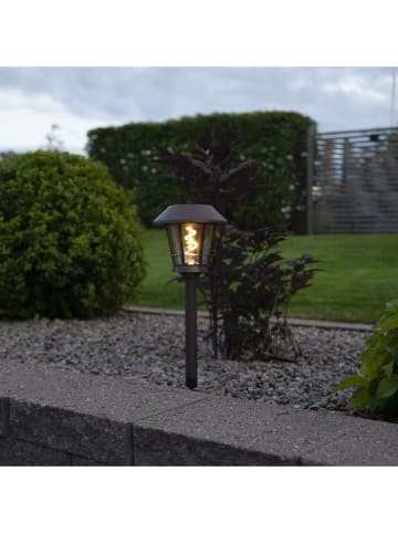 STAR Trading Ledsolarpadverlichting "Fergus" zwart - (B)15 x (H)35 x (T)15 cm