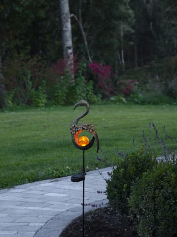 STAR Trading Solarna lampa LED w kolorze złotym - 18 x 78 x 11 cm