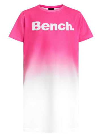 Bench Sukienka "Jean" w kolorze różowo-białym
