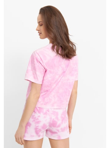 Bench Shirt "Karma" roze/wit
