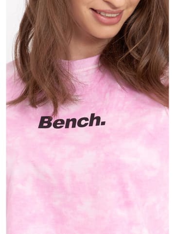 Bench Shirt "Karma" in Pink/ Weiß