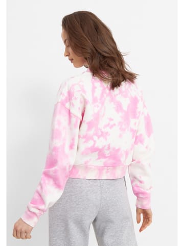 Bench Sweatshirt "Janey" roze/wit
