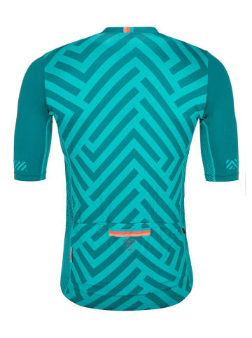 Kilpi Koszulka funkcyjna "Tino" w kolorze turkusowym ze wzorem