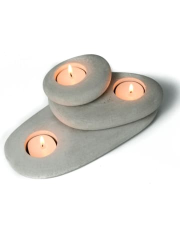 Scandinavia Concept 3er-Set: Kerzenständer in Grau
