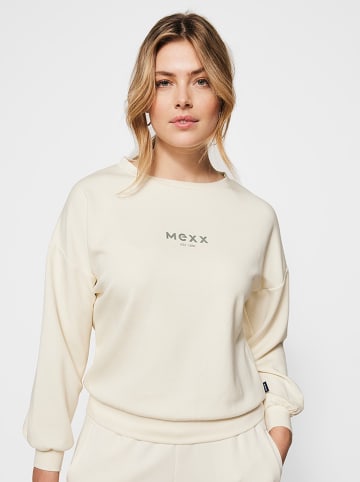 Mexx Bluza w kolorze kremowym
