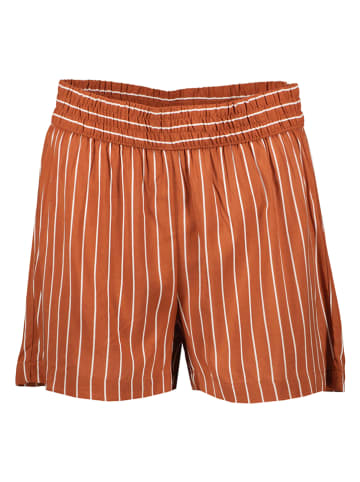 JDY Shorts in Orange/ Weiß