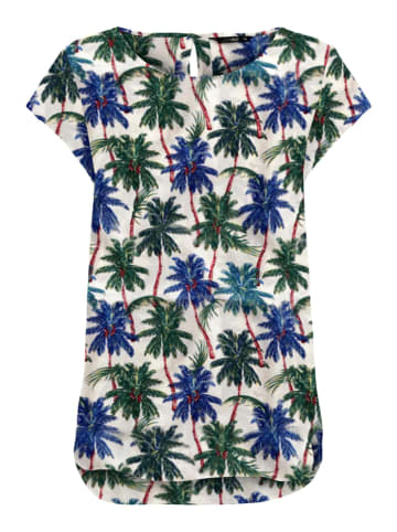 ONLY Blouse "Nova Life" blauw/groen/wit