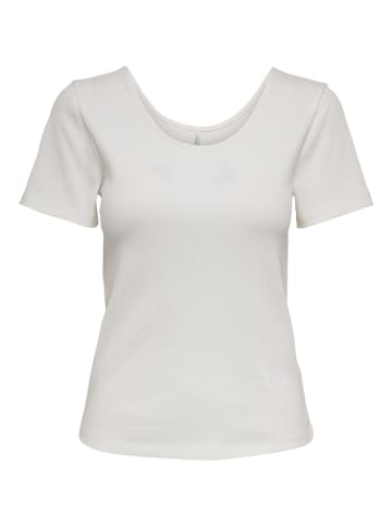 ONLY Koszulka "Simple" w kolorze białym