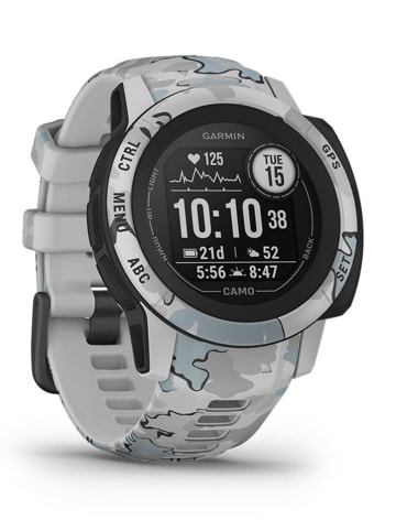 Garmin GPS-Smartwatch "Instinct® 2S - Camo Edition" in Grau