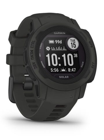 Garmin GPS-Smartwatch "Instinct® 2S Solar" in Anthrazit