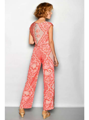 H.H.G. Jumpsuit in Rot/ Bunt