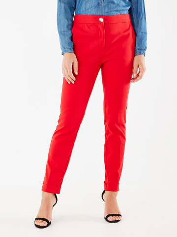 Mexx Spodnie w kolorze czerwonym
