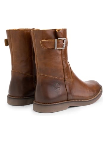 Travelin` Leren boots "Lannion" lichtbruin