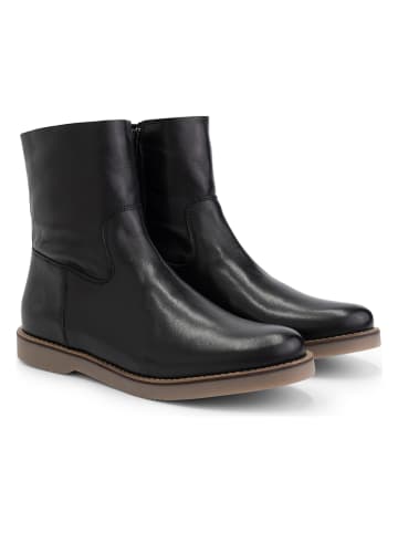 TRAVELIN' Leder-Boots "Pleubian" in Schwarz