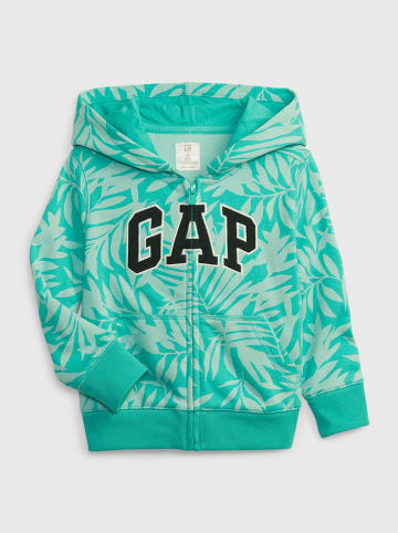 GAP Sweatvest mintgroen /meerkleurig