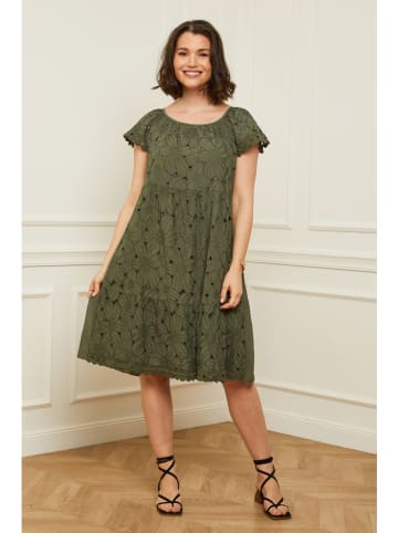 Curvy Lady Sukienka w kolorze khaki