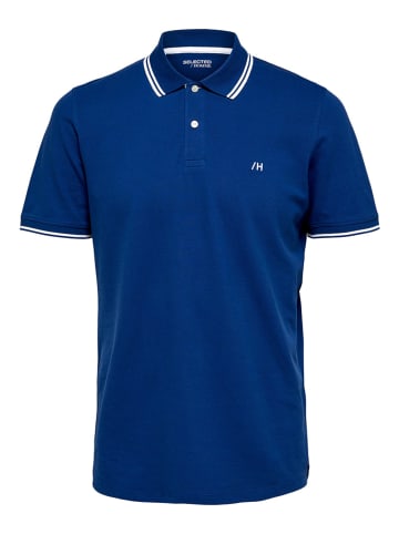 SELECTED HOMME Koszulka polo "Aze" w kolorze niebieskim