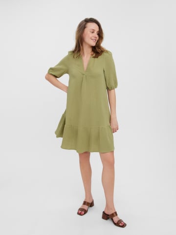 Vero Moda Sukienka "Natali" w kolorze zielonym