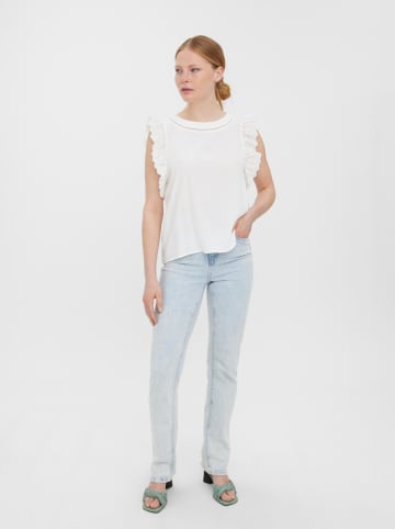 Vero Moda Bluzka "Ellie" w kolorze białym
