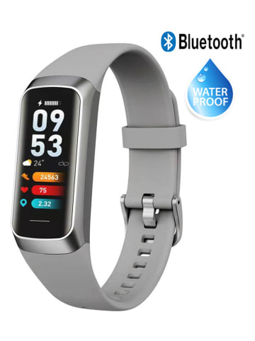 SmartCase Fitnessarmband in Grau
