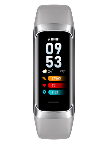 SmartCase Fitnessarmband in Grau
