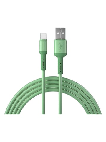 SmartCase USB-oplaadstekker met lightning-kabel groen