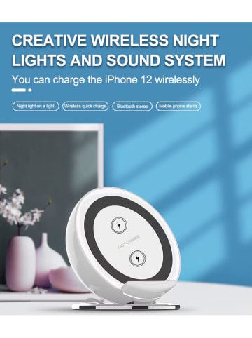 SmartCase Stacja ładująca w kolorze złotym z głośnikiem Bluetooth