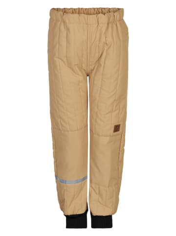 Mikk-line Spodnie termiczne w kolorze beżowym