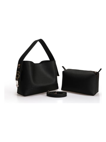 Lucky Bees Schoudertas zwart - (B)25 x (H)20 x (D)11 cm