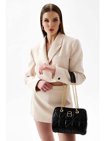 Lucky Bees Handtas zwart - (B)23 x (H)20 x (D)16 cm