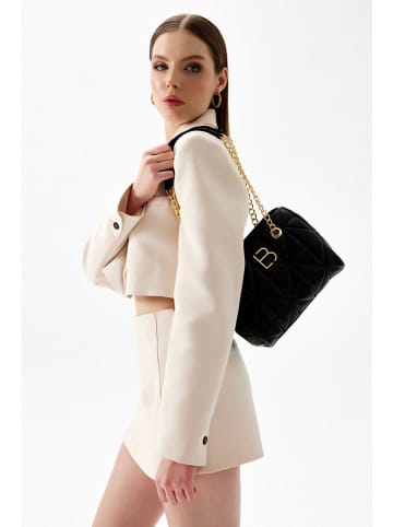 Lucky Bees Handtas zwart - (B)23 x (H)20 x (D)16 cm