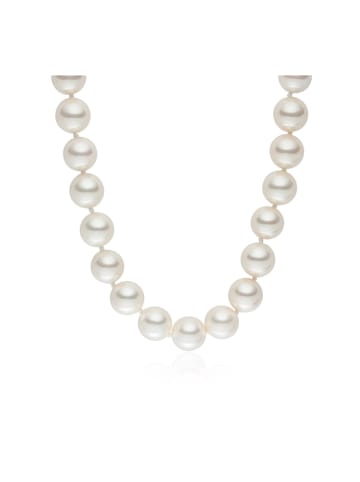 Yamato Pearls Naszyjnik perłowy w kolorze białym - dł. 52 cm