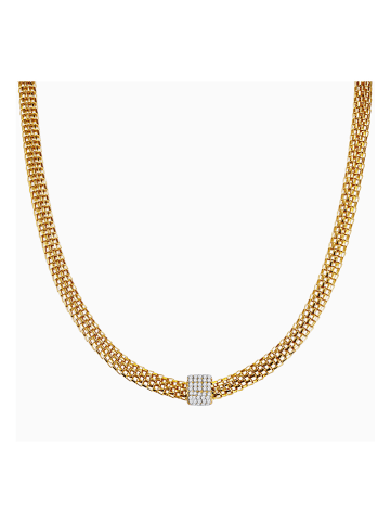 Tassioni Vergold. Halskette mit Schmuckelement - (L)42 cm