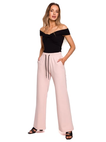 made of emotion Sweathose in Rosa