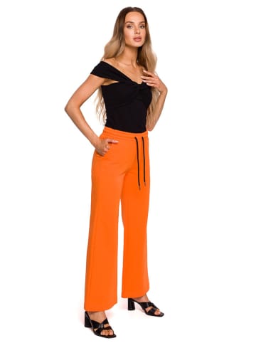 made of emotion Sweathose in Orange