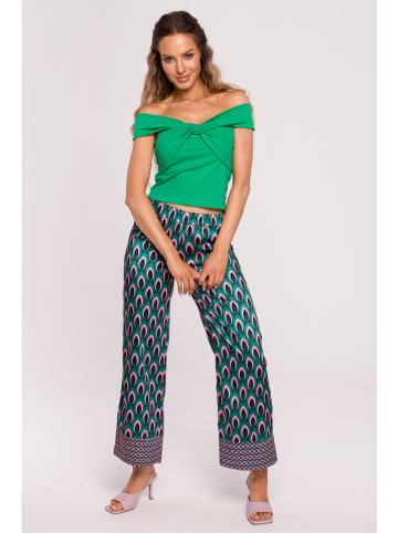 made of emotion Broek groen/lichtroze