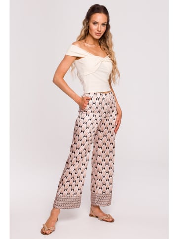 made of emotion Hose in Beige/ Schwarz