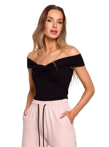 made of emotion Top in Schwarz