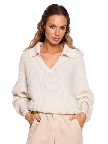 made of emotion Pullover in Creme