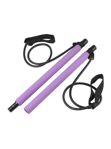 Onamaste Pilates-stang paars/zwart