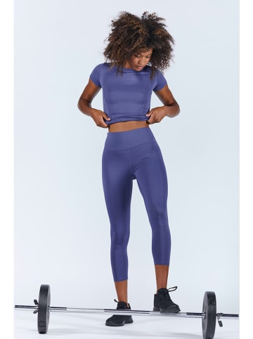 Onamaste Legginsy sportowe w kolorze niebieskim
