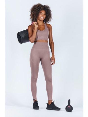 Onamaste Trainingsleggings "Elisa" in Taupe