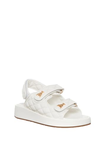 Patrizia Pepe Leder-Sandalen in Weiß